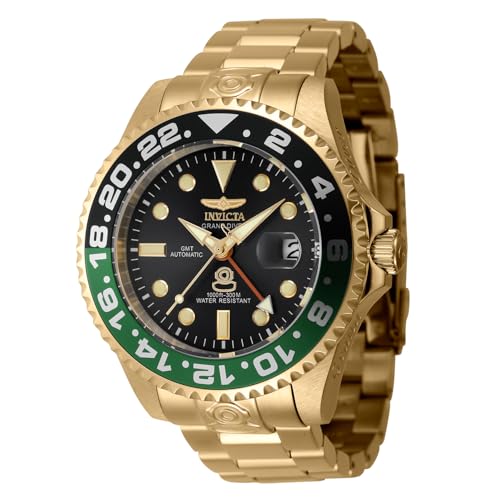Invicta Grand Diver 45672 Herren Uhr - Wasserdicht - Analog - Automatikuhr - Edelstahl mit schwarzen zifferblat - 47mm Invicta Grand Diver 45672 Herren Uhr - Wasserdicht - Analog - Automatikuhr - Edelstahl mit schwarzen zifferblat - 47mm von Invicta