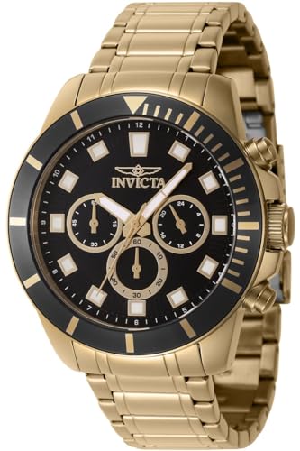 Invicta Herren Analog Quarz Uhr mit Edelstahl Armband 46042 von Invicta