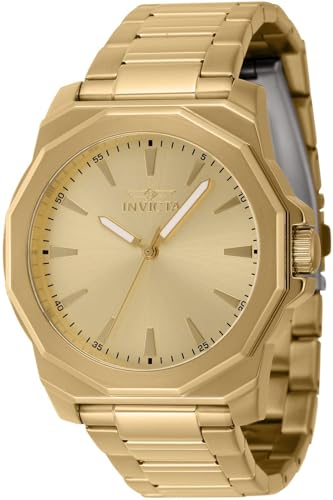 Invicta Herren Analog Quarz Uhr mit Edelstahl Armband 46840 von Invicta