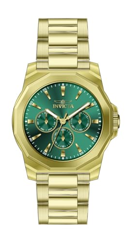 Invicta Herren Analog Quarz Uhr mit Edelstahl Armband 46856 von Invicta
