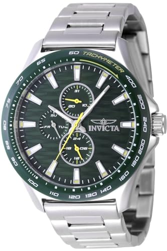 Invicta Herren Analog Quarz Uhr mit Edelstahl Armband 47549 von Invicta