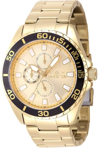 Invicta Herren Analog Quarz Uhr mit Edelstahl Armband 47577 von Invicta