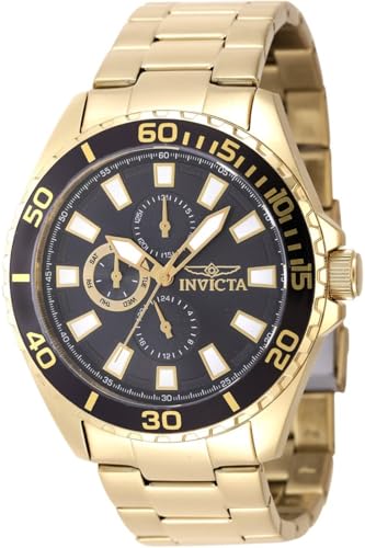 Invicta Herren Analog Quarz Uhr mit Edelstahl Armband 47578 von Invicta