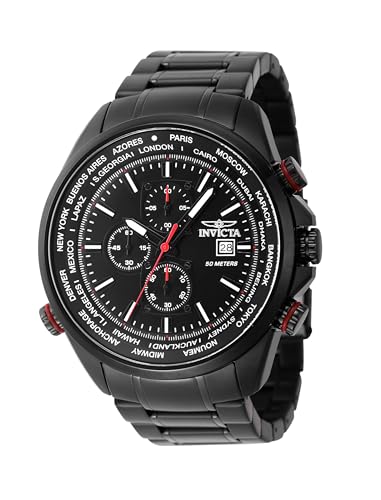 Invicta Aviator Edelstahl Herren Quarzuhrwerk - 50mm von Invicta