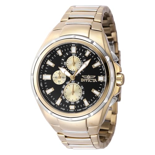 Invicta Herren Analog Quarz Uhr mit Edelstahl Armband 47822 von Invicta