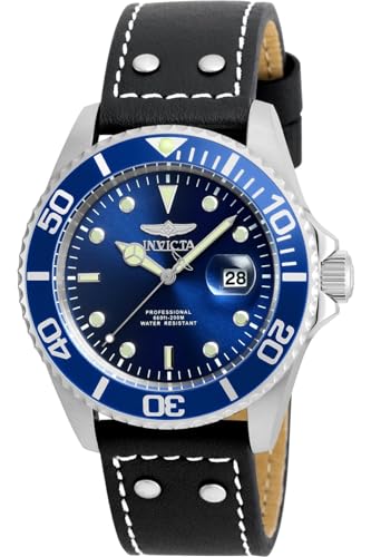 Invicta Herren Analog Quarz Uhr mit Leder Armband 22068 von Invicta