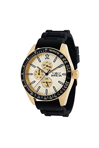 Invicta Herren Analog Quarz Uhr mit Silikon Armband 38405 von Invicta