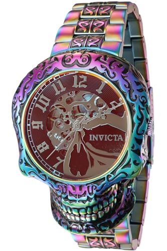 Invicta Artist 35110 Herren Uhr - Wasserdicht - Analog - Automatikuhr - Edelstahl mit Multicolor zifferblat - 50mm von Invicta