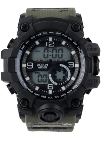 Invicta Activa Digital Kunststoff Herren Quarzuhrwerk - 54mm von Invicta