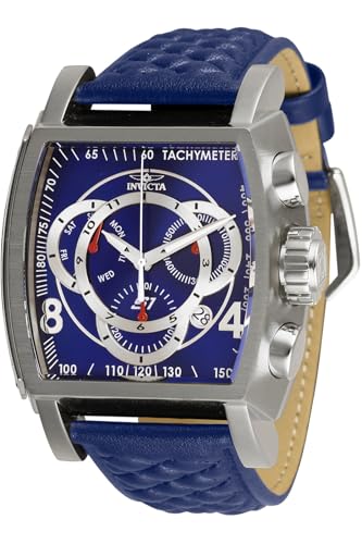 Invicta Herren analog Quarz Uhr mit Leder Armband 27921 von Invicta