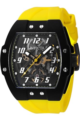 Invicta JM Correa 44406 Herren Uhr - Wasserdicht - Analog - Automatikuhr - Titanium mit schwarzen zifferblat - 47mm - Titanium von Invicta