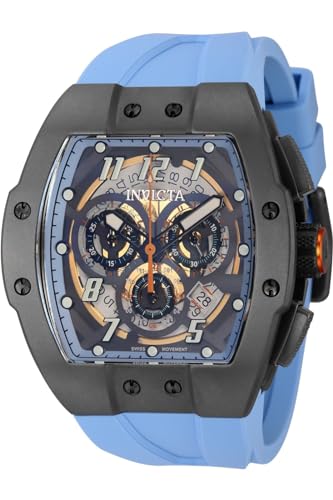 Invicta JM Correa 44412 Quarz Herrenuhr - 47mm - Titan, Grey, 47, Band von Invicta