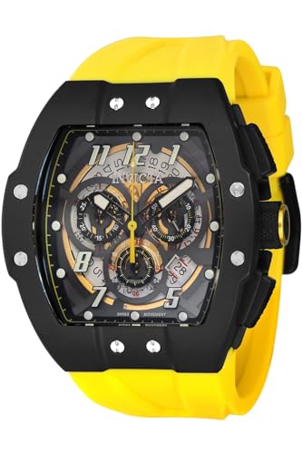 Invicta JM Correa 44413 Quarz Herrenuhr - 47mm - Titan, blacks, 47, Band von Invicta