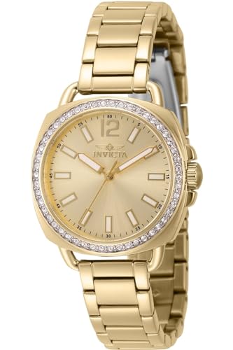 Invicta Lady 's Wildflower 32mm Edelstahl Quarzuhr, Gold (Modell: 46342), Gold, Mode, Gold, Modisch von Invicta