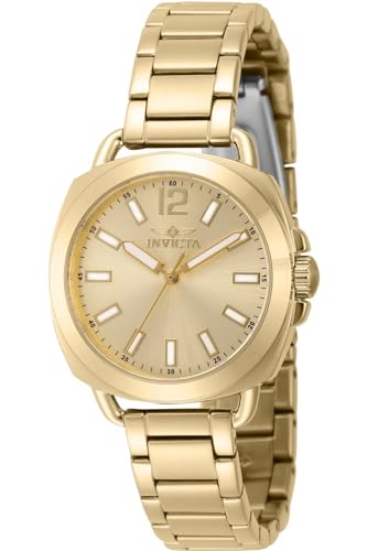 Invicta Lady 's Wildflower 32mm Edelstahl Quarzuhr, Gold (Modell: 46346), Gold, Mode, Gold, Modisch von Invicta