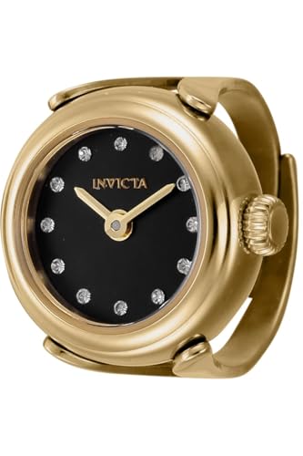 Invicta Mini 44482 Damen Uhr - Wasserdicht - Analog - Quarzuhrwerk - Edelstahl mit schwarzen zifferblat - 17mm Invicta Mini 44482 Damen Uhr - Wasserdicht - Analog - Quarzuhrwerk - Edelstahl mit schwarzen zifferblat - 17mm von Invicta