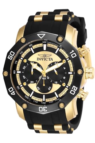 INVICTA Herren Analog Japanisches Quarzwerk Uhr mit Silikon Armband 28754 von Invicta