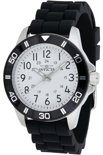 Invicta Pro Diver 43630 Damen Uhr - Wasserdicht - Analog - Quarzuhrwerk - Edelstahl mit weißen zifferblat - 36mm von Invicta