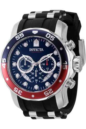 Invicta Pro Diver 44521 Quarz Herrenuhr - 48mm, Silber, 48, Band von Invicta