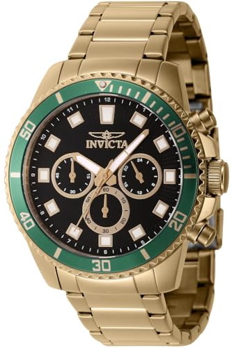 Invicta Pro Diver 46055 Quarz Herrenuhr - 45mm, Gold, 45 von Invicta