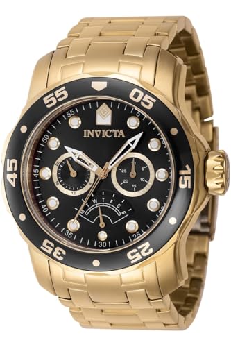 Invicta Herren Analog Quarz Uhr mit Edelstahl Armband 46995 von Invicta