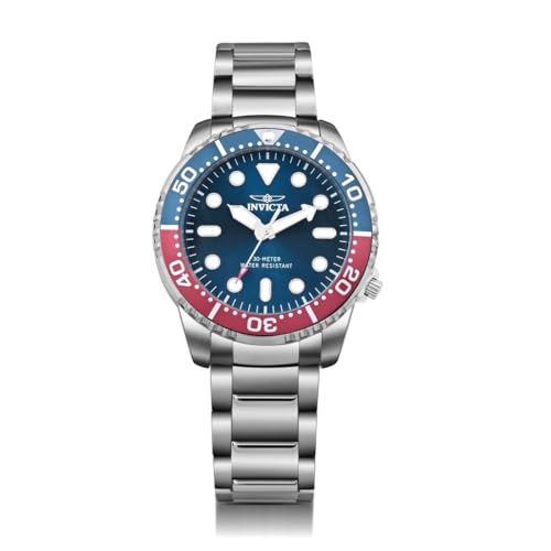 Invicta Pro Diver 47219 Herren Uhr - Wasserdicht - Analog - Quarzuhrwerk - Edelstahl mit blauen zifferblat - 48mm Invicta Pro Diver 47219 Herren Uhr - Wasserdicht - Analog - Quarzuhrwerk - Edelstahl mit blauen zifferblat - 48mm von Invicta