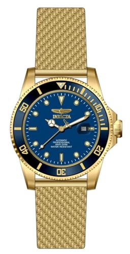 Invicta Pro Diver 48888 Herren Uhr - Wasserdicht - Analog - Automatikuhr - Edelstahl mit blauen zifferblat - 47mm von Invicta