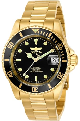Invicta Pro Diver 8929OB Herren Uhr - Wasserdicht - Analog - Automatikuhr - Edelstahl mit schwarzen zifferblat - 40mm von Invicta