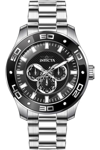 Invicta Pro Diver - SCUBA 45756 Quarz Herrenuhr - 50mm, Silber, 50, Armband von Invicta