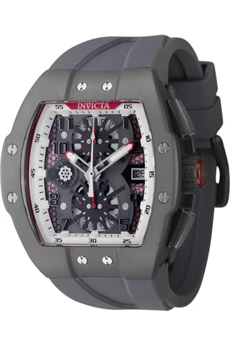 Invicta Racing 47189 Herren Uhr - Wasserdicht - Analog - Quarzuhrwerk - Titanium mit grauen zifferblat - 47mm Invicta Racing 47189 Herren Uhr - Wasserdicht - Analog - Quarzuhrwerk - Titanium mit grauen zifferblat - 47mm von Invicta