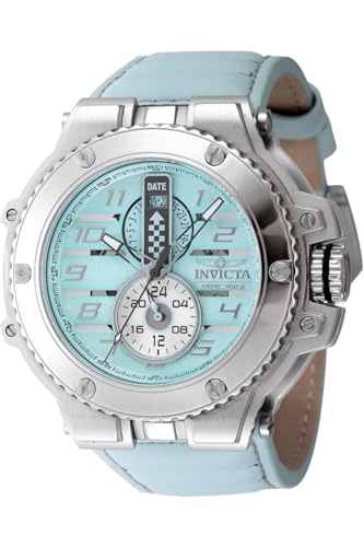 Invicta Racing 47377 Herren Uhr - Wasserdicht - Analog - Quarzuhrwerk - Edelstahl mit blauen zifferblat - 55mm Invicta Racing 47377 Herren Uhr - Wasserdicht - Analog - Quarzuhrwerk - Edelstahl mit blauen zifferblat - 55mm von Invicta