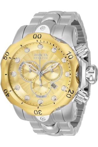 Invicta Reserve Men's Venom Swiss Made Quartz Chronograph Champagne Dial Watch von Invicta