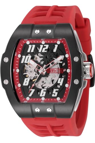 Invicta S1 Rally 44891 Herren Uhr - Wasserdicht - Analog - Automatikuhr - Edelstahl mit schwarzen zifferblat - 44mm von Invicta