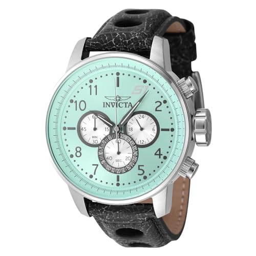 Invicta S1 Rally 45908 Herren Uhr - Wasserdicht - Analog - Quarzuhrwerk - Edelstahl mit blauen zifferblat - 48mm von Invicta