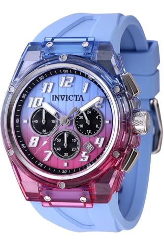 Invicta S1 Rally 47347 Herren Uhr - Wasserdicht - Analog - Quarzuhrwerk - Edelstahl mit blauen zifferblat - 44mm von Invicta