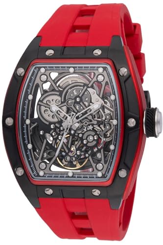 Invicta S1 Rally 49017 Herren Uhr - Wasserdicht - Analog - Automatikuhr - Edelstahl mit schwarzen zifferblat - 44mm von Invicta