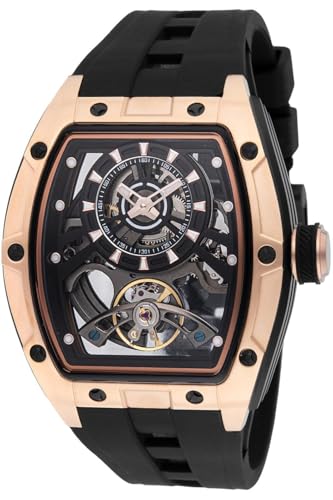 Invicta S1 Rally 49037 Herren Uhr - Wasserdicht - Analog - Automatikuhr - Edelstahl mit schwarzen zifferblat - 44mm von Invicta
