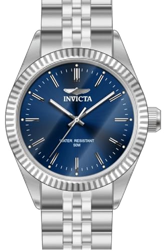 Invicta Specialty 49314 Herren Uhr - Wasserdicht - Analog - Quarzuhrwerk - Edelstahl mit blauen zifferblat - 43mm Invicta Specialty 49314 Herren Uhr - Wasserdicht - Analog - Quarzuhrwerk - Edelstahl mit blauen zifferblat - 43mm von Invicta