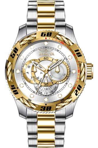 Invicta Speedway 45751 Quarz Herrenuhr - 50mm, Silber, 50 von Invicta