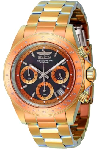 Invicta Speedway 45850 Herren Uhr - Wasserdicht - Analog - Quarzuhrwerk - Edelstahl mit Perlmutt zifferblat - 40mm von Invicta