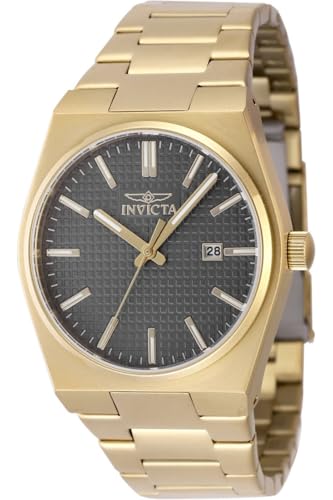 Invicta Speedway 48397 Herren Uhr - Wasserdicht - Analog - Quarzuhrwerk - Edelstahl mit grauen zifferblat - 40mm von Invicta