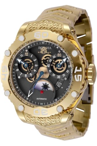 Invicta Subaqua - Noma VIII 47569 Herren Uhr - Wasserdicht - Analog - Automatikuhr - Edelstahl mit grauen zifferblat - 48mm von Invicta