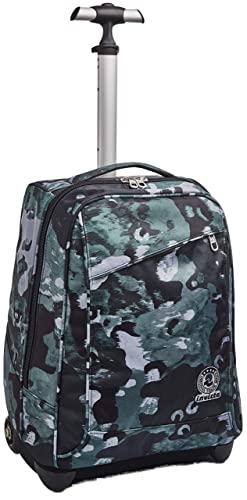 TROLLEY INVICTA CAMO SHADE, 2 in 1, Schulranzen mit Rollen, Rucksack mit Trolleyfunktion für Kinder, ab 1. Klasse, für Schule, Reisen, Mädchen&Jungen, grün von Invicta