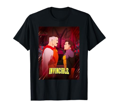 Invincible Omni-Man & Mark Face To Face Poster T-Shirt von Invincible