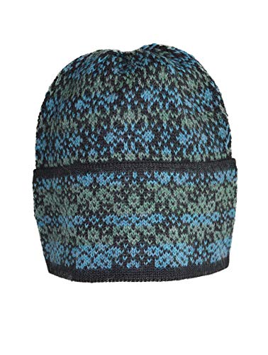 Invisible World Damen und Herren 100% Alpaka Wintermütze - Handgestrickte und warme Winter Beanie Mütze - Daphne - M von Invisible World