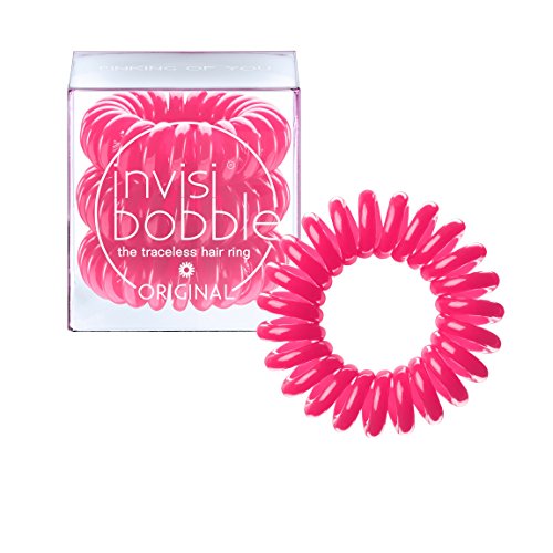 Invisibobble Power Haargummi 3x Spirale pink Mädchen Damen Herren extra stark designed im Herzen Münchens, Pinking Of You, 3 stück von invisibobble
