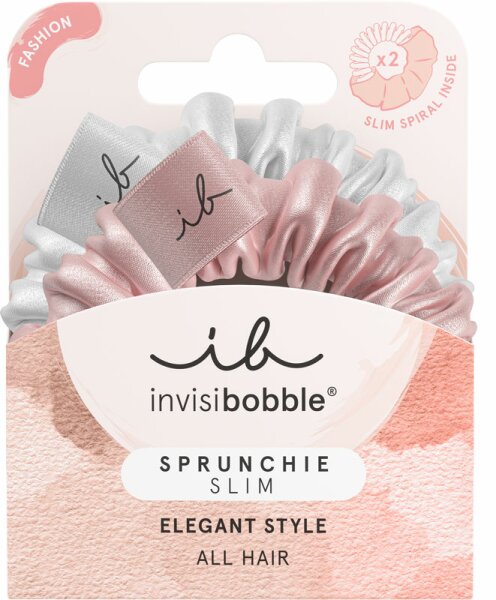 Invisibobble Sprunchie Slim 2 Stk. Bella Chrome von Invisibobble