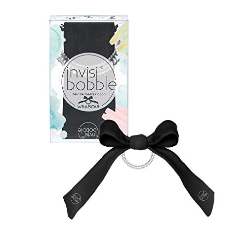 Invisibobble Wrapstar Haarband Snake it Off I 2-in-1 Haarband schwarz mit Original Slim Haargummi für Mädchen, Damen I kein verknoten I das Original designed im Herzen Münchens von Invisibobble