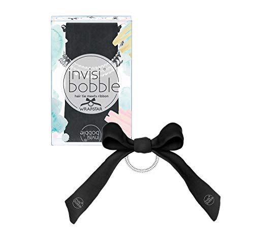 Invisibobble Wrapstar Haarband Snake it Off I 2-in-1 Haarband schwarz mit Original Slim Haargummi für Mädchen, Damen I kein verknoten I das Original designed im Herzen Münchens von invisibobble