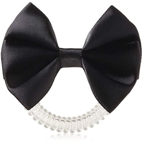 Invisibobble Bowtique Haarschleife mit Invisibobble Original Slim Hair Scrunchie für Mädchen und Frauen, Wahres Schwarz von invisibobble